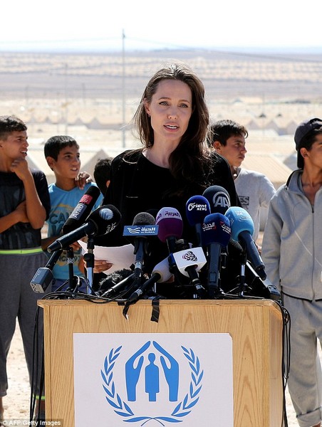 Angelina Jolie Shares Emotional Message During Visit to Jordan Refugee Camps